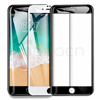 999D Lenktas Apsauginis Stiklas iPhone 6 6S 7 8 Plius 5 5S SE Screen Protector, iphone X XR XS 11 12 Pro Max Grūdintas Stiklas Atveju