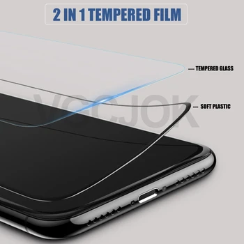 999D Lenktas Apsauginis Stiklas iPhone 7 8 6 6S Plus SE 2020 Stiklo Screen Protector, iPhone X XS 11 Pro Xs Max XR Glas Filmas Atveju