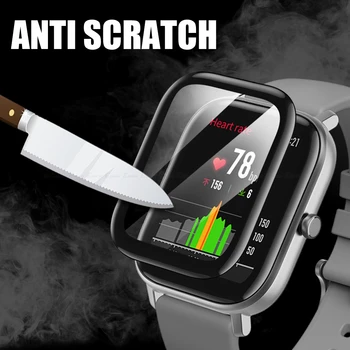 99D Minkštas Apsauginės Plėvelės Amazfit Smart Žiūrėti GTS 2 Pvp S Lite 1S Laikrodžiai Pilnas draudimas Screen Protector Ne Grūdintas Stiklas