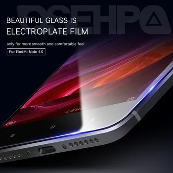 9D Apsauginiu Stiklu Už Xiaomi Redmi 4 Pastaba 4X 5 5A Pro Grūdintas Ekrano apsaugos Redmi 5 Plius 5A 4X S2 Stiklo Plėvelės