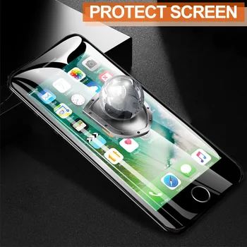 9D Grūdintas Stiklas Apple iPhone 7 Screen Protector for Apple iPhone 6 7 8 Plius Apsauginis Stiklas aiphone i7 aphone 7Plus Glas