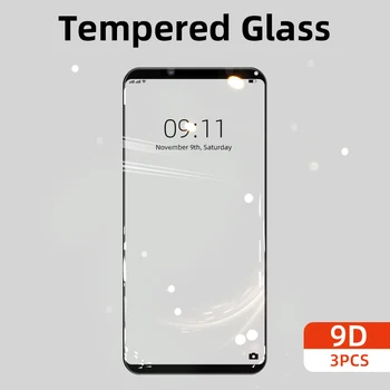 9D Screen Protector, Stiklo Sony Xperia 10 II Grūdintas Stiklas Sony 10 Plius XZ1s Kompaktiškas XA1 XA3 Pilnas draudimas Apsauginis Stiklas