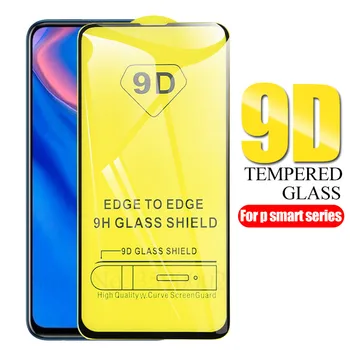 9D Visą klijai apsauginis stiklas huawei p smart Z screen protector, ant huawei p smart 2019 psmart plius grūdintas stiklas 9H Filmas