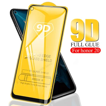 9D Visą Klijai Huawei Honor 20 Stiklo Garbę 20 saugos Grūdinto Stiklo Honor20 Pro YAL-L41 ekrano apsaugos Screen Protector