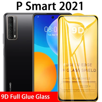 9D Visą Klijai Screen Protector Apsauginė Stiklo ant Huawei P Smart 2021 M. 2019 m. 2020 m Plus 2018 2019 Psmart Z Grūdintas Stiklas Filmas
