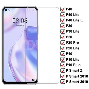 9H Anti-Sprogo Grūdintas Stiklas Huawei 30 P40 Lite E Screen Protector Apsauginės P20 Pro P10 Plius P Smart Z 2019 Stiklo Plėvelės