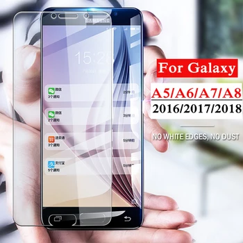 9H Apsauginis Stiklas Ant Samsung A3 A5 A7 2016 2017 Grūdintas Stiklas Samsung Galaxy A5 A6 A7 A8 Plius 2018 A750 A730 filmas