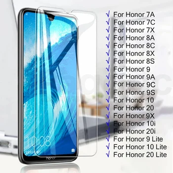 9H Full HD Grūdintas Stiklas Huawei Honor 9 10 20 Lite 10i 20i 7A 7C 7X 7S 8A 8C 8X 8S 9A 9C 9S 9X Stiklo Plėvelė Screen Protector