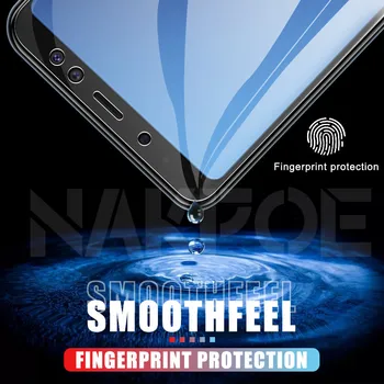 9H Grūdintas Stiklas ant Samsung Galaxy A5 A7 A9 J2 J8 2018 Screen Protector A6 A8 J4 J6 Plius 2018 Apsauginė Stiklo Plėvelė Atveju