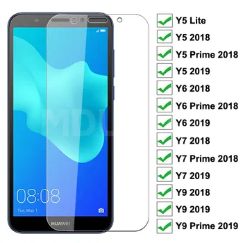 9H Grūdintas Stiklas Huawei Huawei Y5 Lite Y5 Y6 Y7 Premjero 2018 2019 Screen Protector, Huawei Y9 2018 Premjero 2019 Apsauginis Stiklas