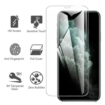 9H Grūdintas Stiklas Iphone 12 11 Pro X XS Max XR Stiklo Screen Protector, Iphone 6 6s 7 8 Plius 12 mini Stiklo Apsauginė Plėvelė