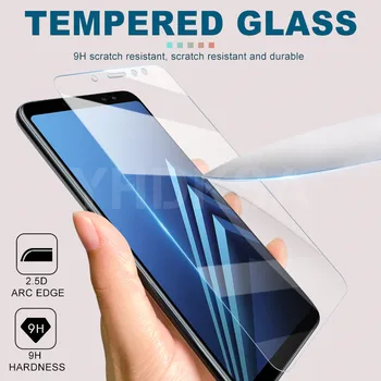 9H Grūdintas Stiklas Samsung Galaxy A8 A6 Plius A5 A7 A9 2018 Screen Protector, Stiklo Samsung Galaxy J6 J4 Plius J2 J8 2018 Stiklo