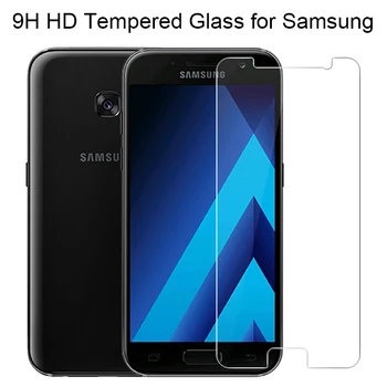9H Grūdintas Stiklas Samsung Galaxy S5 S6 S7 Stiklo Screen Protector HD skaidri Plėvelė Samsung A3 A5 J5 J7 Stiklo