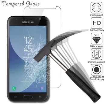 9H Grūdintas Stiklas Samsung Galaxy S5 S6 S7 Stiklo Screen Protector HD skaidri Plėvelė Samsung A3 A5 J5 J7 Stiklo