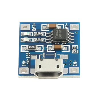 Aceirmc TP4056 Krovimo Modulis Micro USB 5V 1A 18650 Ličio Baterijos Įkrovimo Lenta su Apsauga Kroviklio Modulis