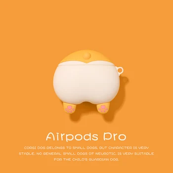 Airpods atveju mielas silikono atvejais airpods1 2 ausinių atveju tpu minkštas Apsauginis dangtelis apple airpods pro langelį su keychain