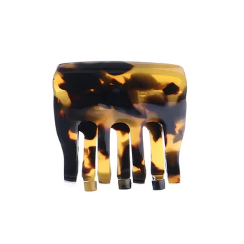 Akrilo acetatas aukso metalo nagus žandikaulio įrašus leopardas spausdinti 3.5 cm, mažų plaukus, nagus, vėžlio kiauto plaukų aksesuarai moterims, merginos