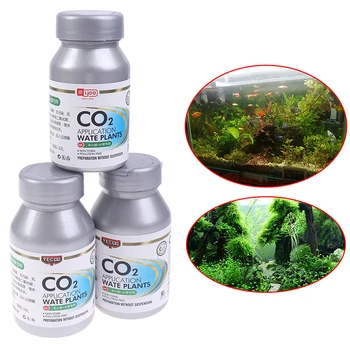 Akvariumą CO2 Anglies Dioksidas, Tabletės, Augalų Akvariumo Žuvų Bakas Difuzorius Live Vandens Žolės CO2 Akvariume Priedų