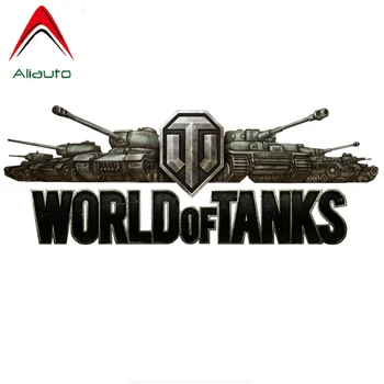 Aliauto Asmenybės Automobilių Lipdukas World of Tanks Priedai Vandeniui Vinilo Decal Bmw E46 Hyundai I40 Vw Beetle,23cm*9cm