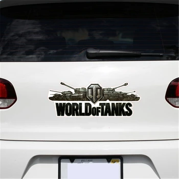 Aliauto Asmenybės Automobilių Lipdukas World of Tanks Priedai Vandeniui Vinilo Decal Bmw E46 Hyundai I40 Vw Beetle,23cm*9cm