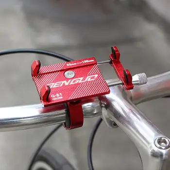 Aliuminio Dviračių Telefono Turėtojas soporte bicicleta 3,5-7 colių Smartfon Parama GPS Nuoma Telefono Stovas Dviračių Laikiklis Mount