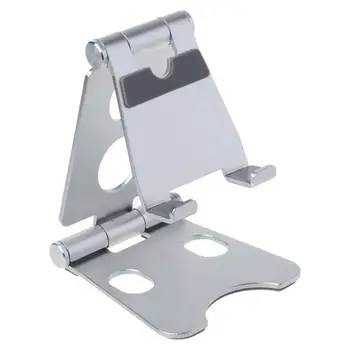 Aliuminio Lydinio Dual Sulankstomas Darbalaukio Pasukimo Tablet Stand Mobiliojo Telefono Laikiklis Laikiklis iPhone, iPad dėl mobiliųjų telefonų