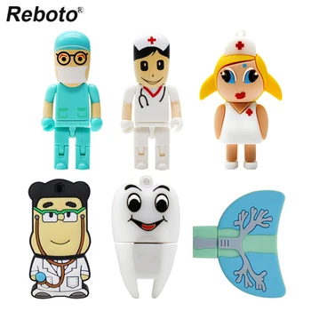 Animacinių filmų Gydytojo, Slaugytojo, Dantų Plaučių USB 