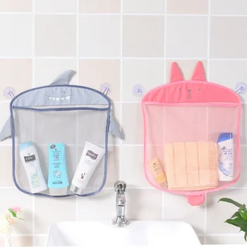 Animacinių filmų Kūdikio vonios kambarys akių maišą Gyvis Dizaino vonios žaislų krepšys vaikų, gyvūnų figūras audinys smėlio žaislų saugojimo Mėlyna Rožinė Neto Krepšys