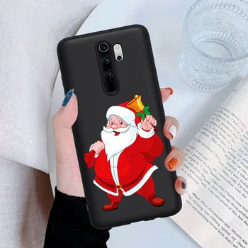 Animacinių filmų Linksmų Kalėdų Elnias Sniego Santa Claus Minkštas Telefono dėklas Rubisafe Už Xiaomi Redmi Pastaba 5 6 pro 7 8 9 Pro Mi 9T Pro K20 Pro