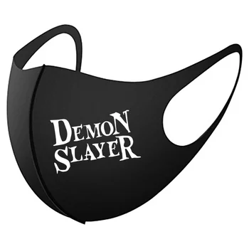 Anime Demon Slayer Kaukė Kimetsu nr. Yaiba Medvilnės Kaukės Daugkartinio naudojimo Plaunamas Cosplay Burną masque