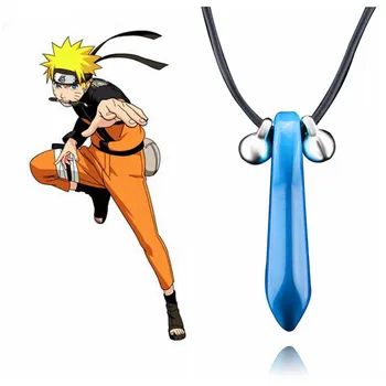 Anime Naruto cosplay Tsunade karoliai Anime Periferinių Reikmenų Mėlyna Žalia Balta Pakabukas Karoliai COS drabužių priedai