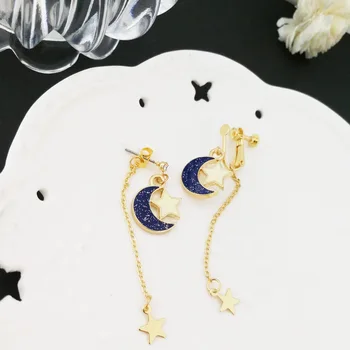 Anime Sailor Moon 25 Cosplay Auskarai Mergina Blue moon star eardrop priedai prop