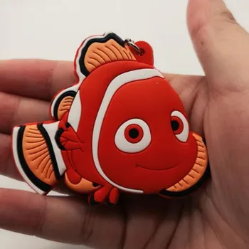 Anime žuviukas Nemo Dory Marlin key chain žuvų mielas asmenybės cos PVC, žaislų, animacinių filmų mėlyna suvenyrų mados llaveros keychain 2018