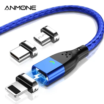 ANMONE Magnetinio Kabelį, Tipas C Magnetinio Krūvio Kabelis, Mikro USB Magnetas Įkroviklio Kabelį Xiaomi 