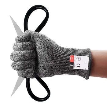Anti-cut Outdoor Fishing Gloves Knife Cut Resistant Protection Touch Screen Anti-Slip Ultra-thin Steel Wire Mesh Gloves