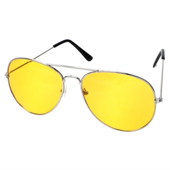Anti-glare akinius Vairuotojams, Naktinio Matymo Akiniai Automobilių Vairavimo Akinius Geltonos spalvos Unisex Akiniai nuo saulės UV Apsauga