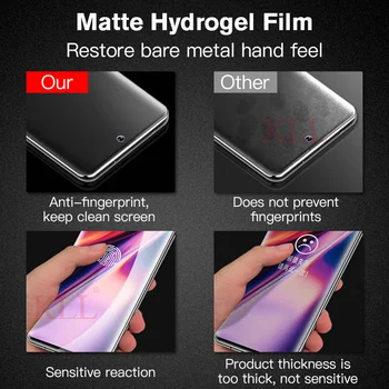 Anti pirštų Atspaudų Matinis Hidrogelio Filmas Xiaomi Redmi K30 9 Pastaba 9s 5 6 7 8 Pro 