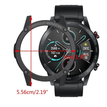 Anti-scratch TPU Žiūrėti Padengti Atveju Raštas Bamperis už Huawei Honor Magija 2 (46mm) Smart Watch Priedai