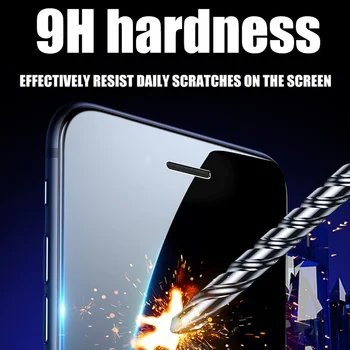 Anti Spy Grūdintas Stiklas iPhone 11 Pro Max Xs X XR Privacy Screen Protector, iPhone 8 7 6 6S Plus SE 2020 Apsaugos Stiklo