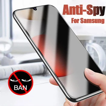 Anti-Spy Grūdintas Stiklas Samsung Galaxy S20 Fe Pastaba 20 10 Lite A71 A51 A41 A21 A31 A21S A11 A01 Privacy Screen Protector Filmas