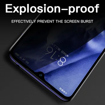 Anti-Spy Grūdintas Stiklas Xiaomi Redmi Pastaba 7 8 Pro 8A Anti-Peeping Ekrano apsaugos Redmi 9 Pastaba Pro 9s 8T tamsinti stiklai