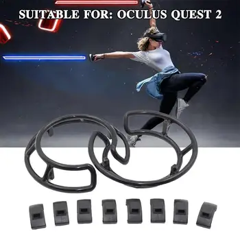 Anti-susidūrimo Kadrų Rinkinys Oculus Quest Rankena VR 2 Žiedas Bamperis laisvų Rankų įranga Apsauginis gaubtas, Priedai Rankena O8B8