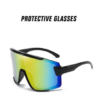 Anti-voyeur saulės UV400 skydelis lauko sportas akiniai, mados tendencijos, Dviračių, Dviračių sportas Akiniai nuo saulės, Kalnų Dviračių Akiniai