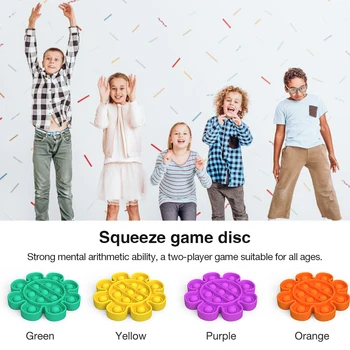 Antistress Žaislai Burbulas Popping Žaidimas Push Fidget Jutimo Juokingas Žaislas Suaugusiems Vaikams Reliver Stresas Žaislai Silikono Autizmo Specialiųjų Poreikių