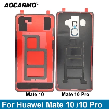 Aocarmo Už Huawei Mate 10 / Mate 10 Pro Galinį Dangtelį Klijų Atgal Korpusas Baterijos Dangtelis Klijų Juosta