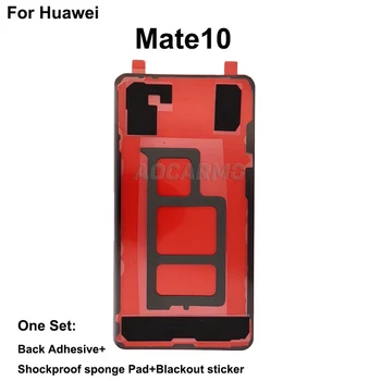 Aocarmo Už Huawei Mate 10 / Mate 10 Pro Galinį Dangtelį Klijų Atgal Korpusas Baterijos Dangtelis Klijų Juosta