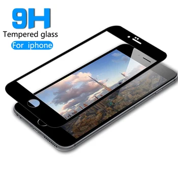 Apsauginis Stiklas ant iPhone 6 7 8 Plius Screen Protector, iPhone 12 11 Pro Max XR XS Max Saugos Gorilla Glass Pelicula
