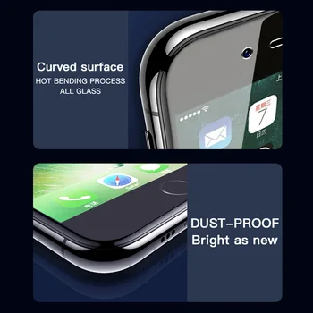 Apsauginis stiklas ant iPhone 7 8 6 6s Plus SE 2020 X XR Grūdintas stiklas iPhone XS 11 Pro MAX Šarvuotos Screen Protector