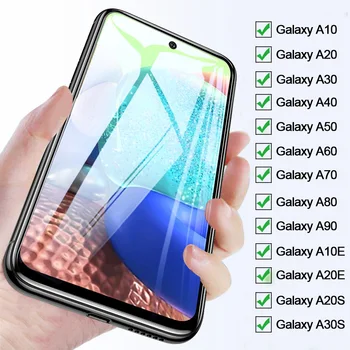 Apsauginis Stiklas ant Samsung Galaxy A10E A20 S A30 A40 A50 A60 A70 Grūdintas Screen Protector For Samsung A80 A90 A21 A31 A51