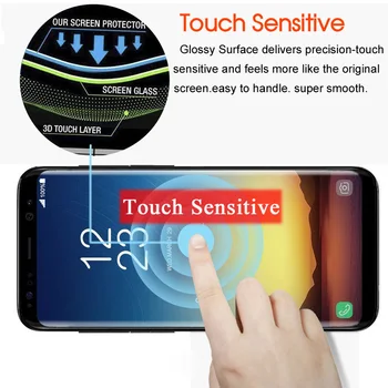 Apsauginis Stiklas Ant Samsung Galaxy S8 S9 Plus verre tremp Pastaba 8 9 S6 S7 Krašto S10 Lite Apsaugoti Glas S9Plus 8S 9S 7S vers